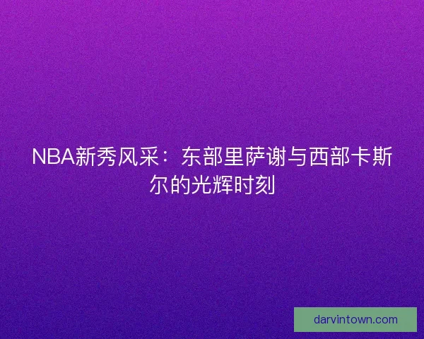 NBA新秀风采：东部里萨谢与西部卡斯尔的光辉时刻
